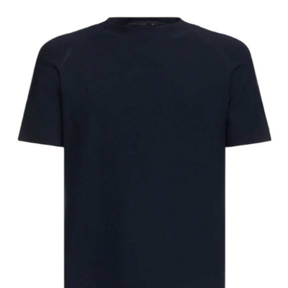 AlphaTauri 3D Knit Short Sleeve Luxury Shirt NWT Men’s Made in Italy - Picture 4 of 11